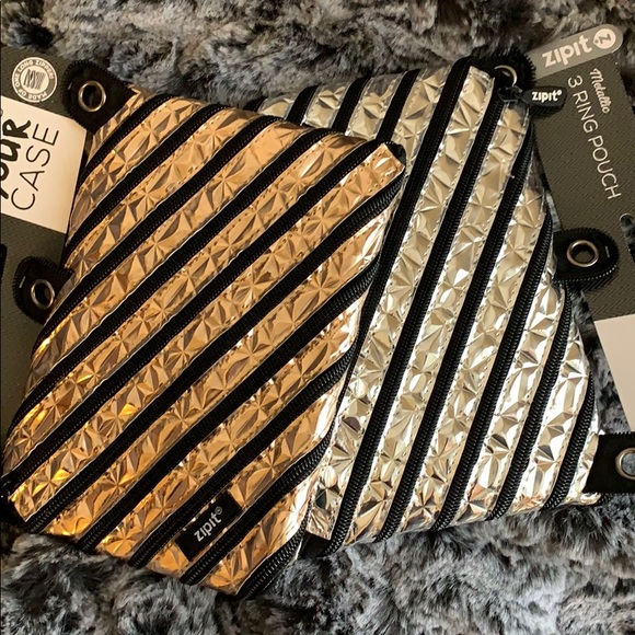 Glitzy Zipper Pouch Set - Picture 2 of 10